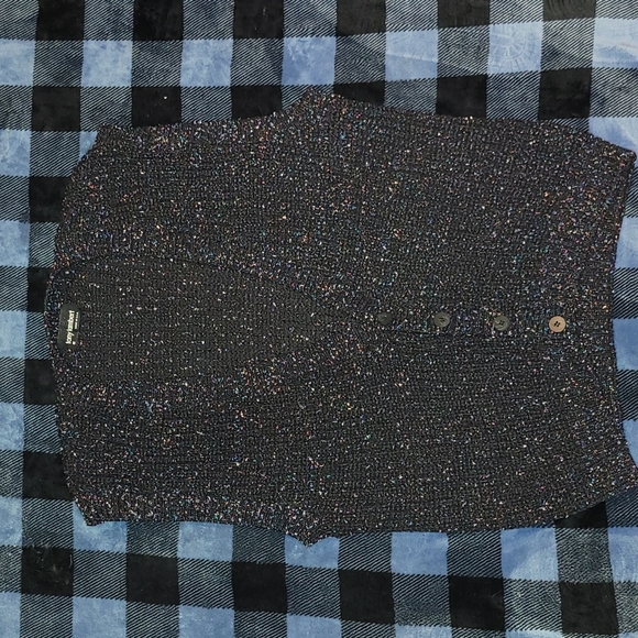 Vintage. Made in USA. Tony Lambert. 100% cotton knitted button vest. Medium. - Picture 1 of 14